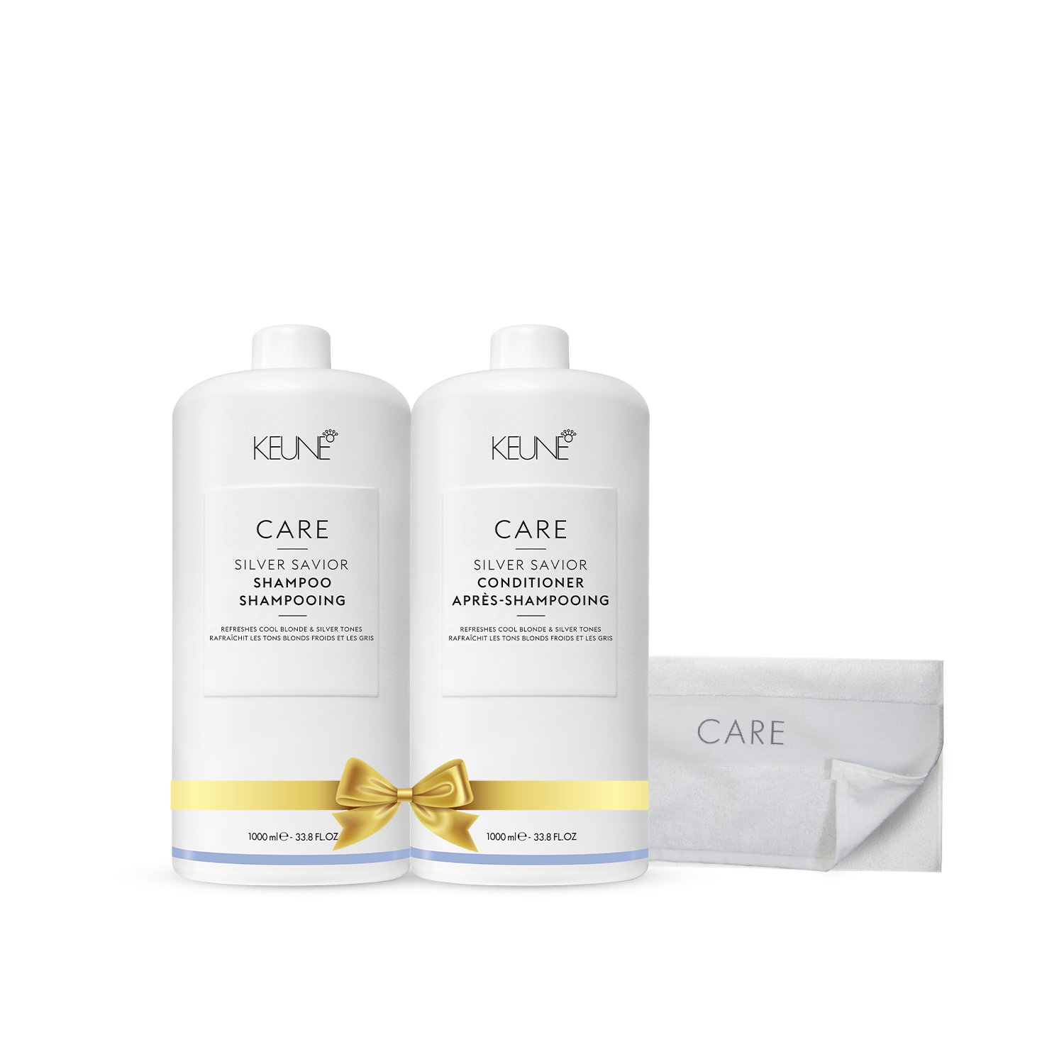 Care Silver Savior Holiday Package (Shampoo, Conditioner, Towel)