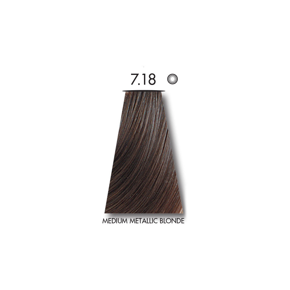 Keune Tinta Medium Metallic Blonde 7.18 - 60 ml