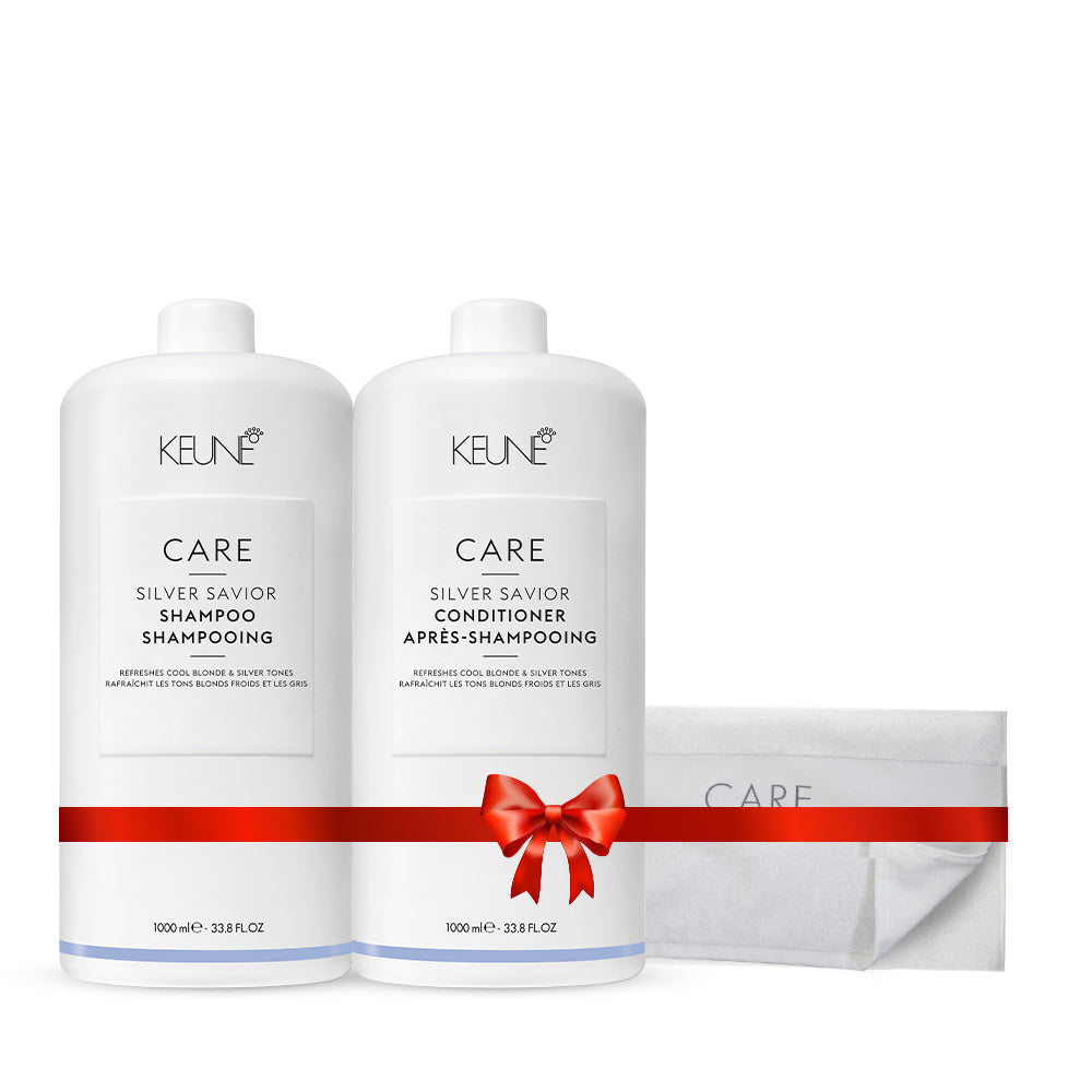 Care Silver Savior Holiday Package (Shampoo, Conditioner, Towel)