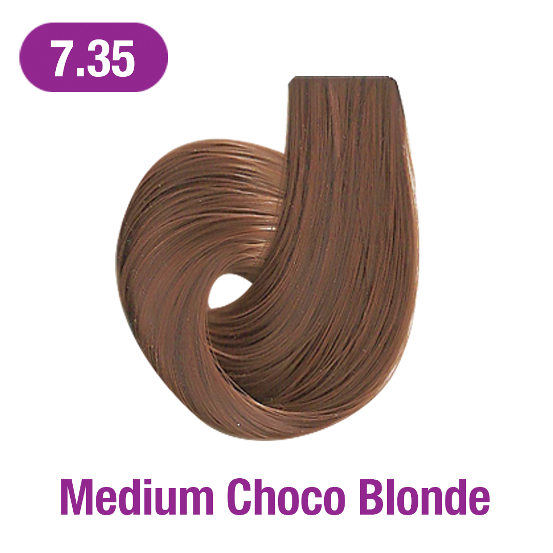 Keune Dream Color Medium Choco Blonde 7.35 - 60ml with free bowl
