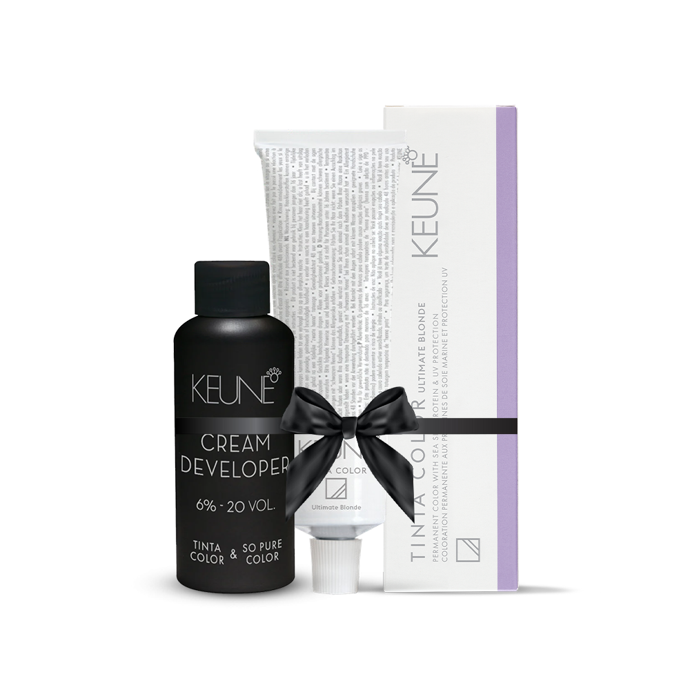 Keune Tinta Color Super Intense Green Blonde 1599 with Keune Developer 20 Volume - 60 ml