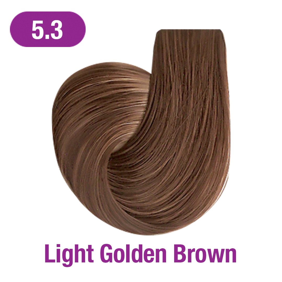Keune Dream Color Light Golden Brown 5.3 - 60ml with free bowl